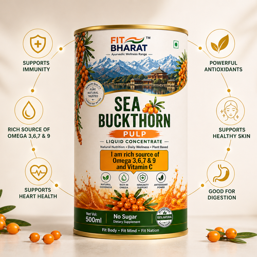 Fit Bharat Sea Buckthorn bottle