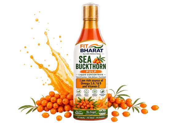 Fit Bharat Sea Buckthorn Pulp 500ml bottle